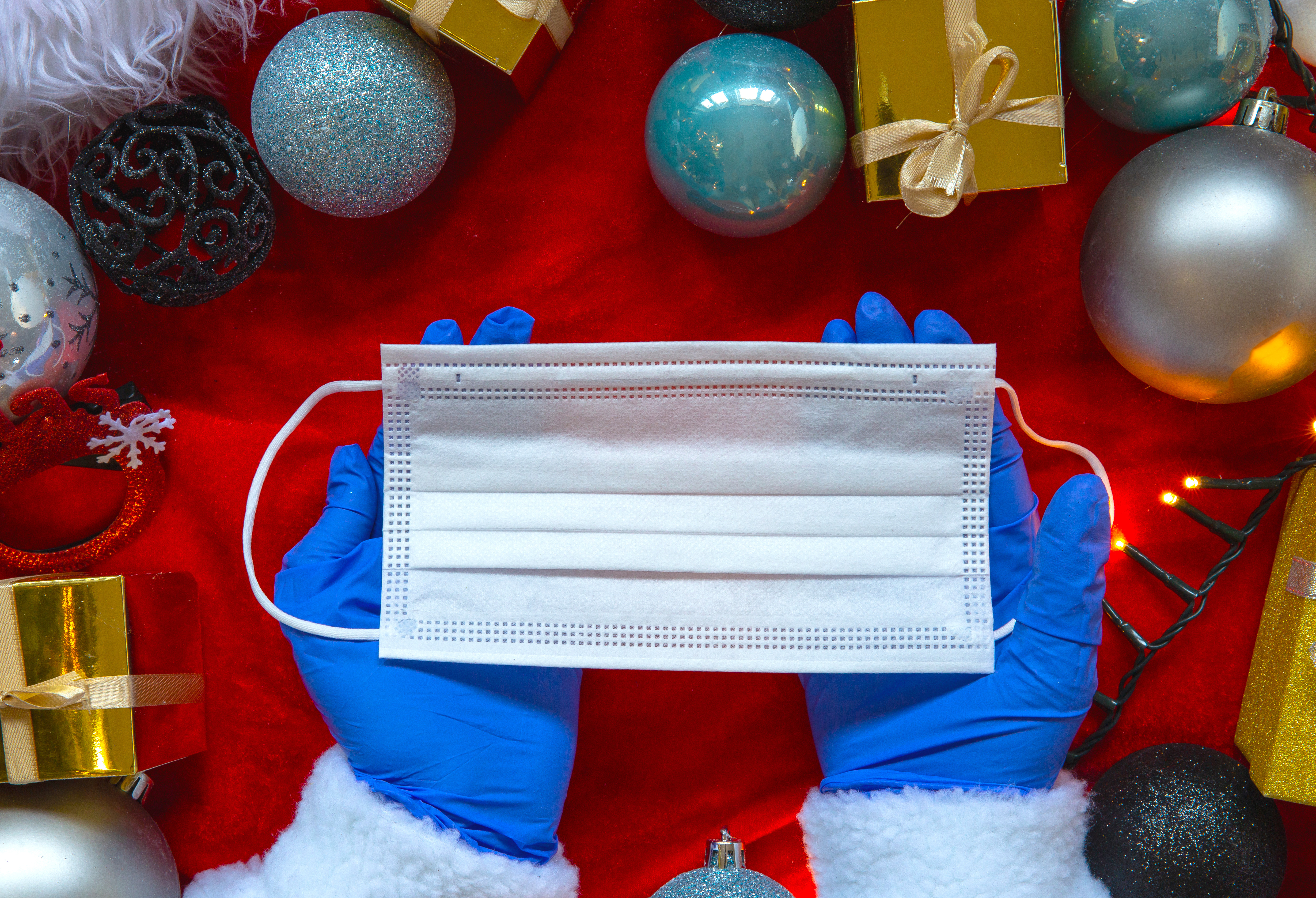 Coronavirus Covid masque Noël